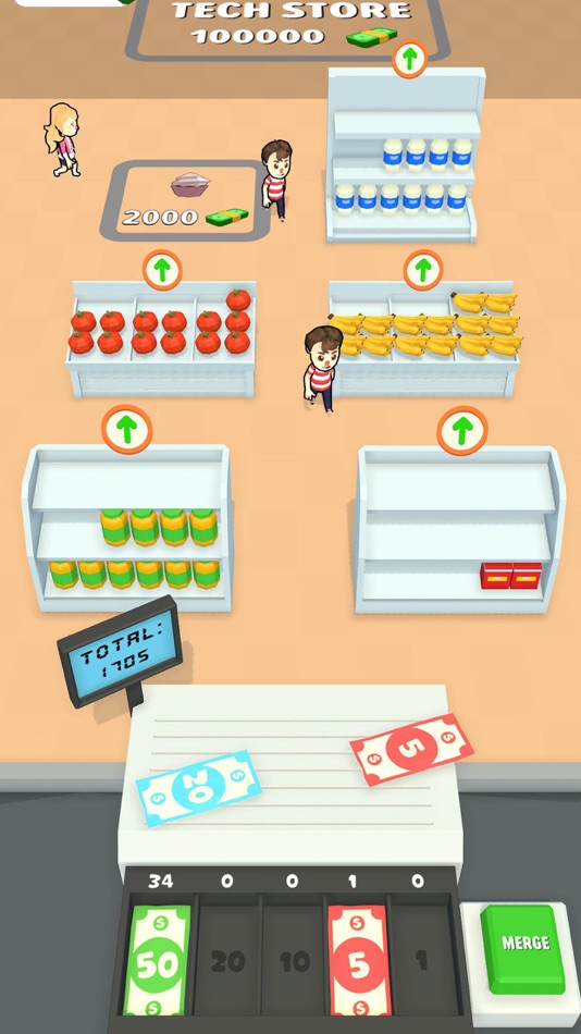 #1. Cashier Idle (iOS) 由: Core Game Studio