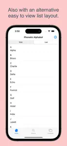 NATO Phonetic Alphabet screenshot #3 for iPhone