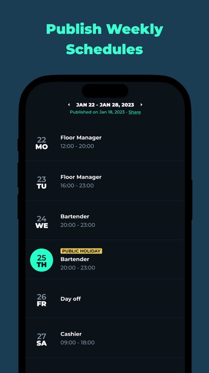 Employee Scheduling by BLEND screenshot-3