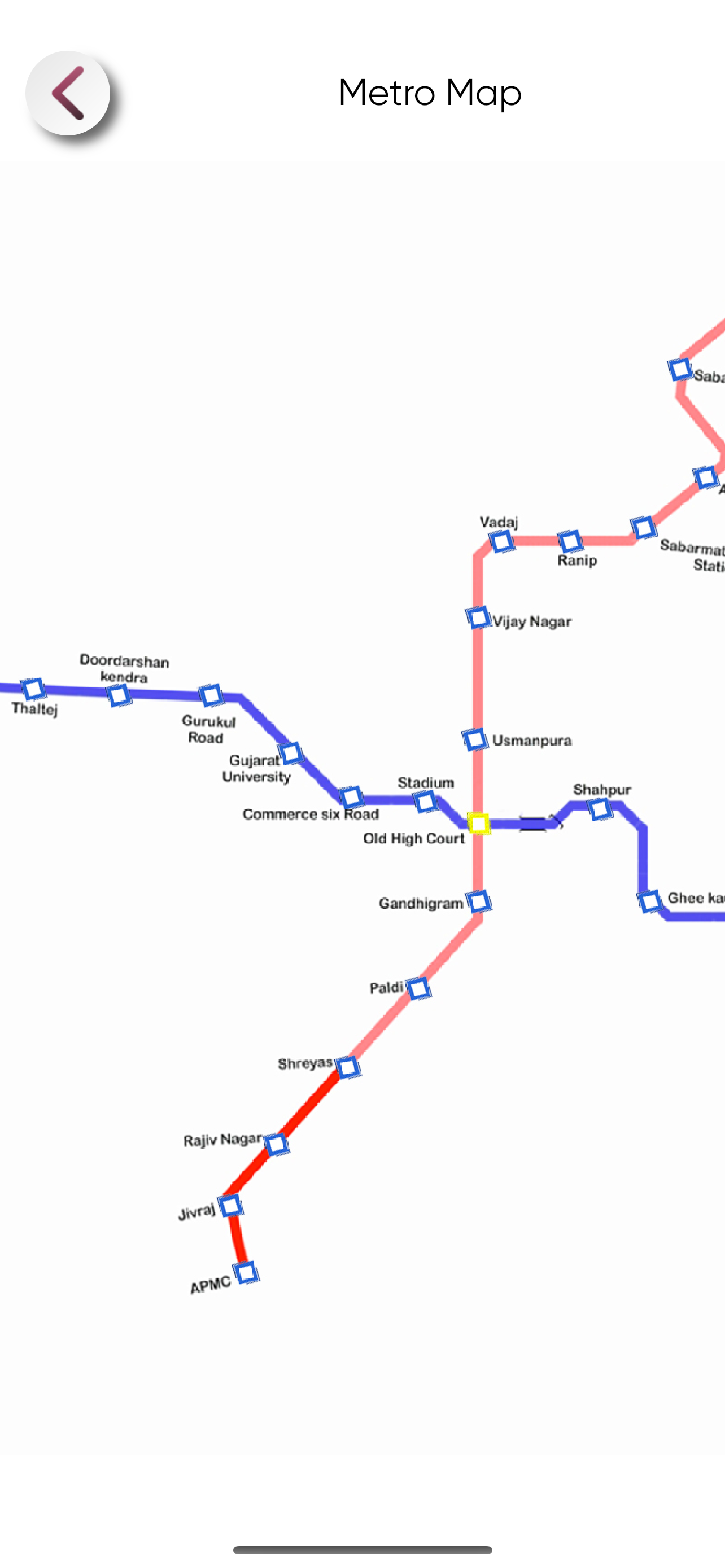Ahmedabad Metro & BRTS Bus App