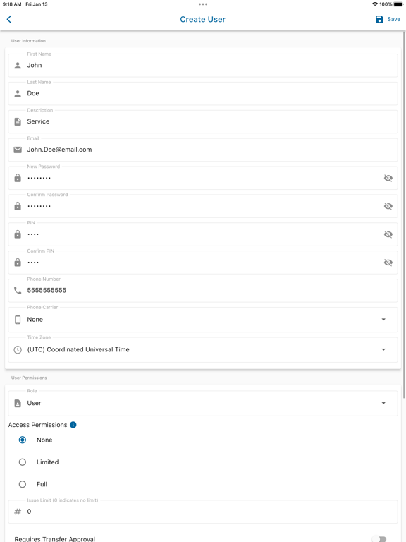 KEYper GO iPad screenshot 6 - Productivity app