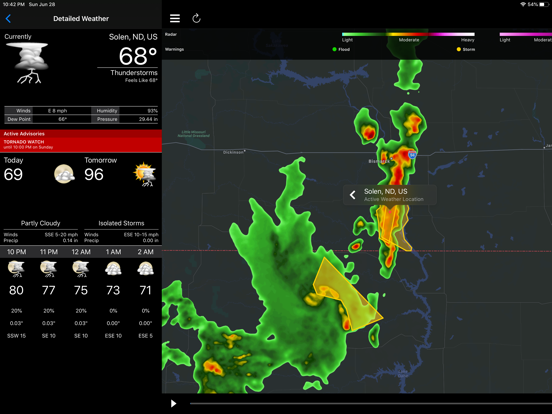 Screenshot #4 pour NOAA Radar Plus
