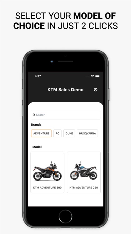 KTM Sales Demo