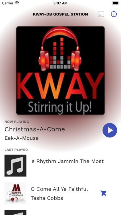 KWAY-DB GOSPEL STATION Screenshot