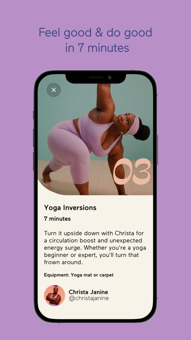 Shimmy: Workouts for Good Screenshot