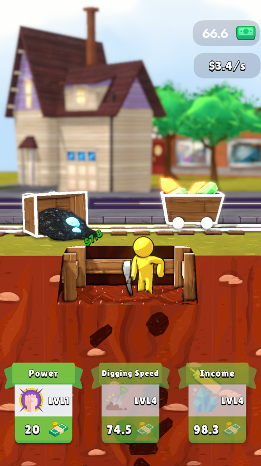 #2. Miner! (iOS) 由: Rooster Games