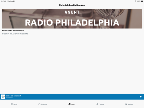 Radio Philadelphia iPad screenshot 3 - Music app