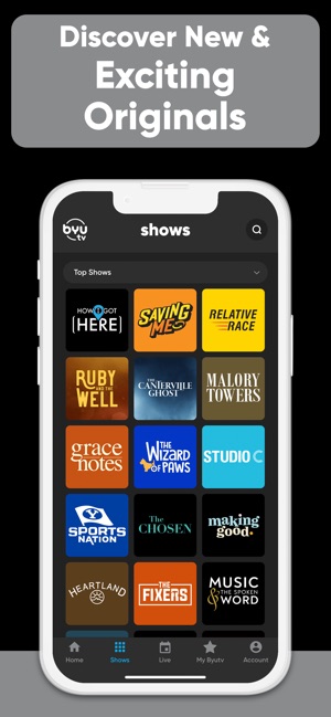 BYUtv: Stream Live TV & Movies on the App Store