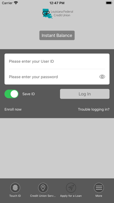 GP Louisiana FCU Mobile Screenshot
