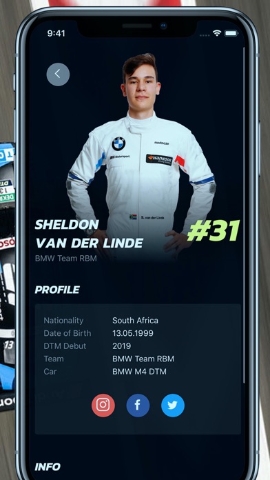 DTM – the official App screenshot 3