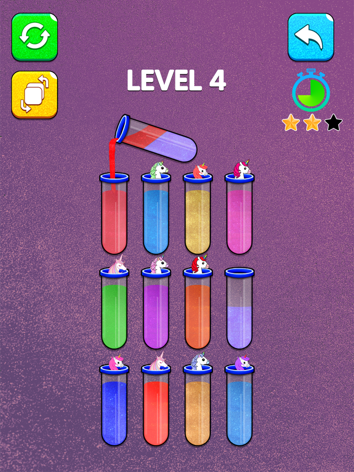 Glitter Color Sort Puzzle