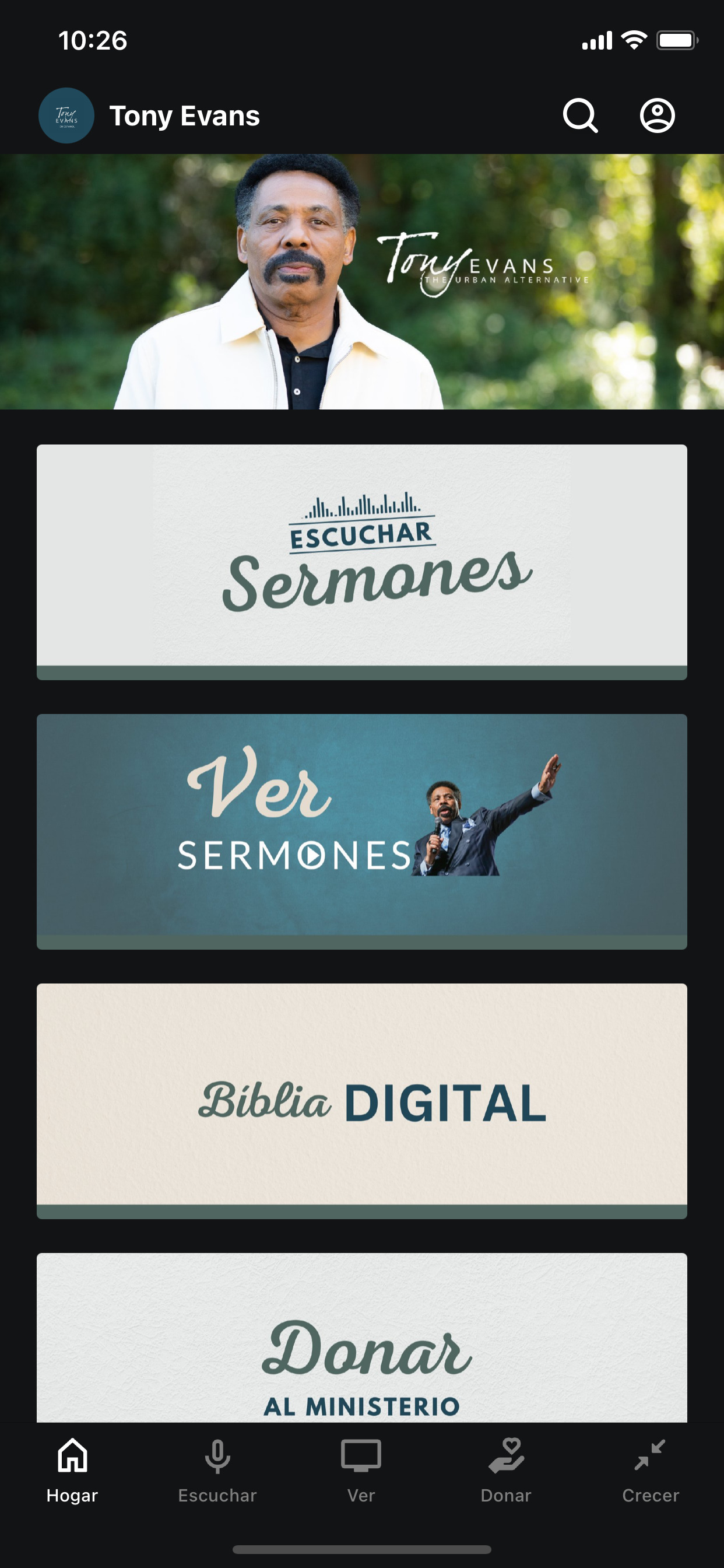 Tony Evans en Espanol