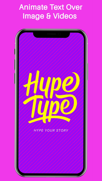 Hype-Type: Moving Text Photo-s Screenshot