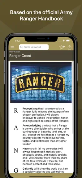 Game screenshot Army Ranger Handbook apk