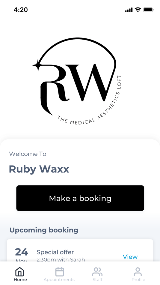 #1. Ruby Waxx (iOS) 由: Phorest