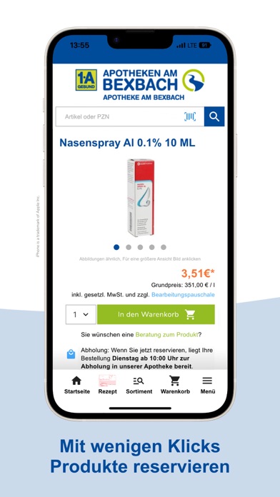 Apotheke am Bexbach Screenshot