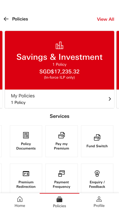 HSBC Life SG Screenshot