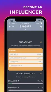 influencer - life simulator iphone screenshot 2