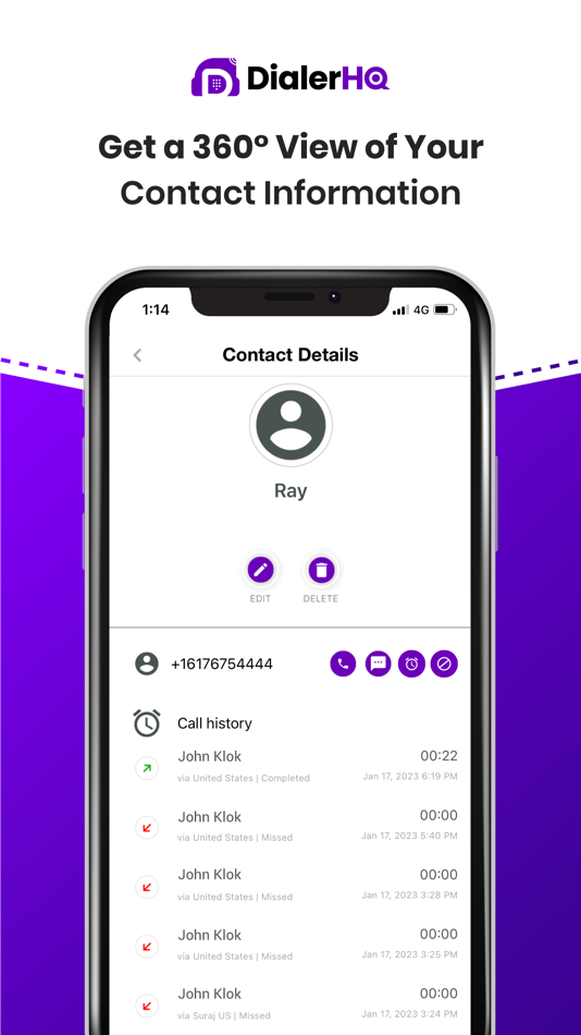 #9. DialerHQ - VoIP Phone Number (iOS) 由: Ankit Dudhwewala