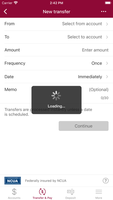 People’s Alliance FCU Mobile Screenshot