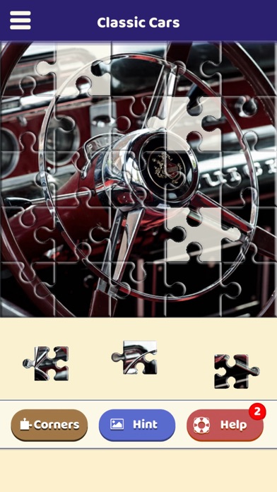 Screenshot #3 pour Classic Cars Puzzle