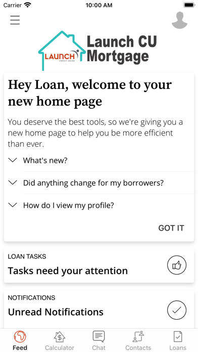 Launch CU Mortgage Screenshot