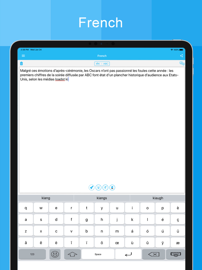 French Keyboard - Translator