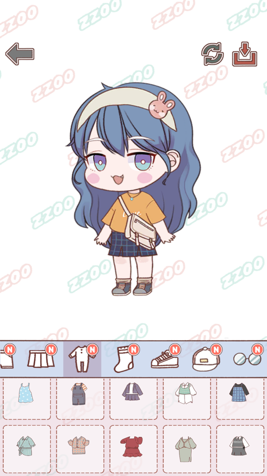 #1. Lucky Doll : My Own Characters (iOS) Podle: Zzoo