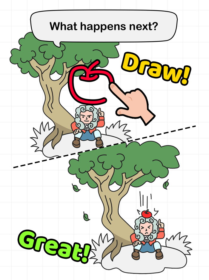 Brain Draw - Draw one part