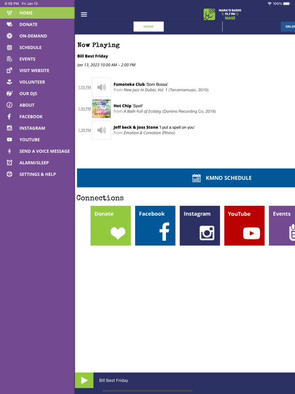 KMNO iPad screenshot 5 - Entertainment app