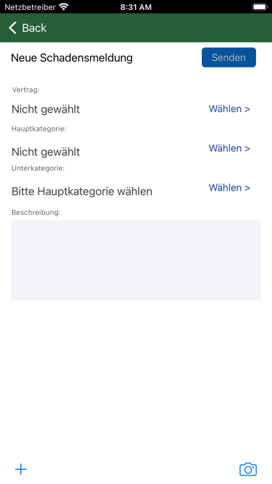Serviceportal WVS Schmölln Screenshot