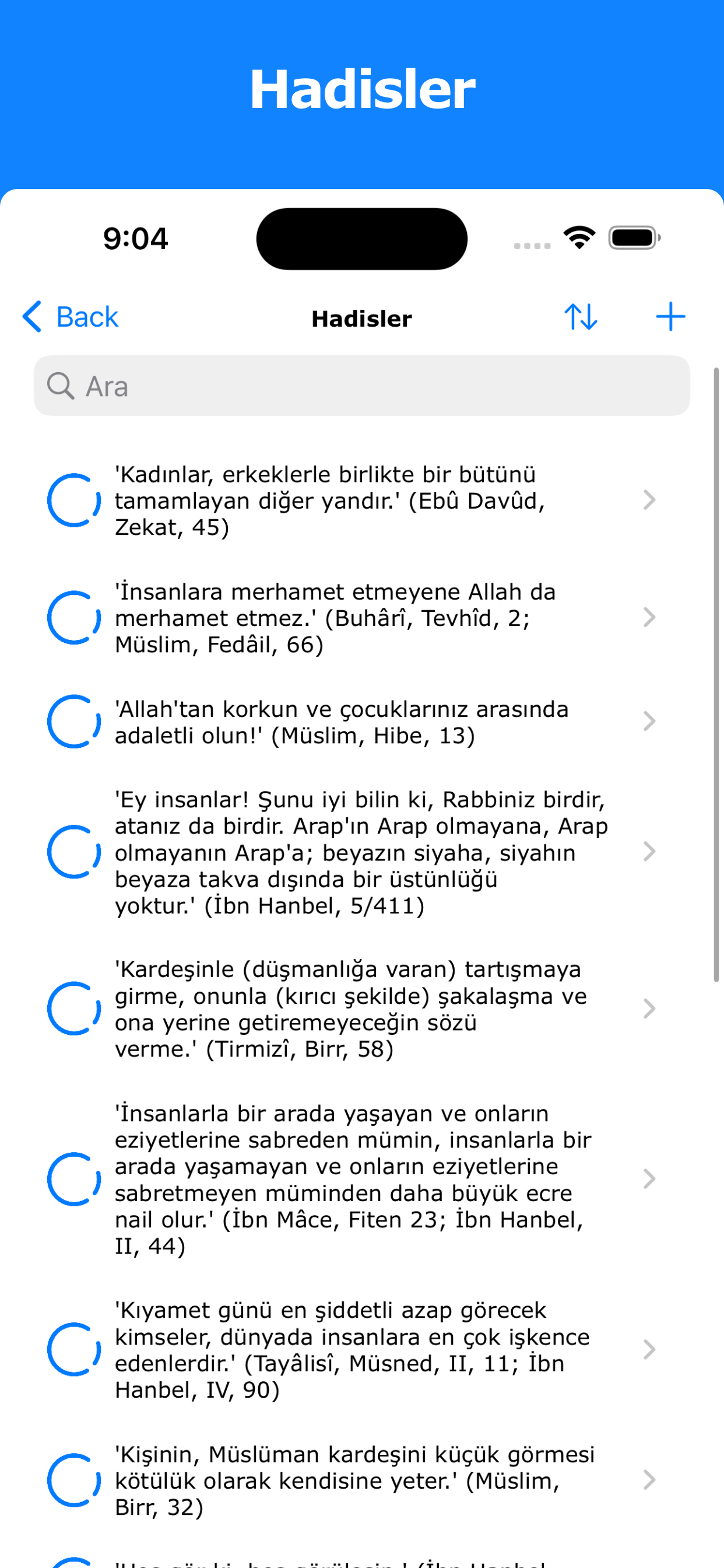 Cuspart: Huzur App