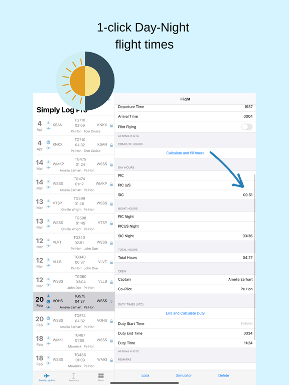 Screenshot #6 pour SimplyLog – Pilot Logbook