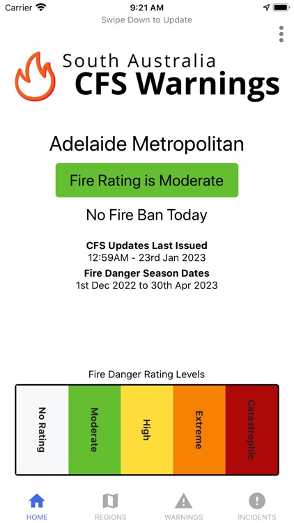 CFS Warnings