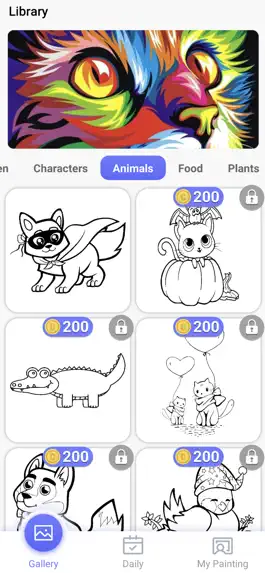 Game screenshot BanBan's Mandala Coloring apk