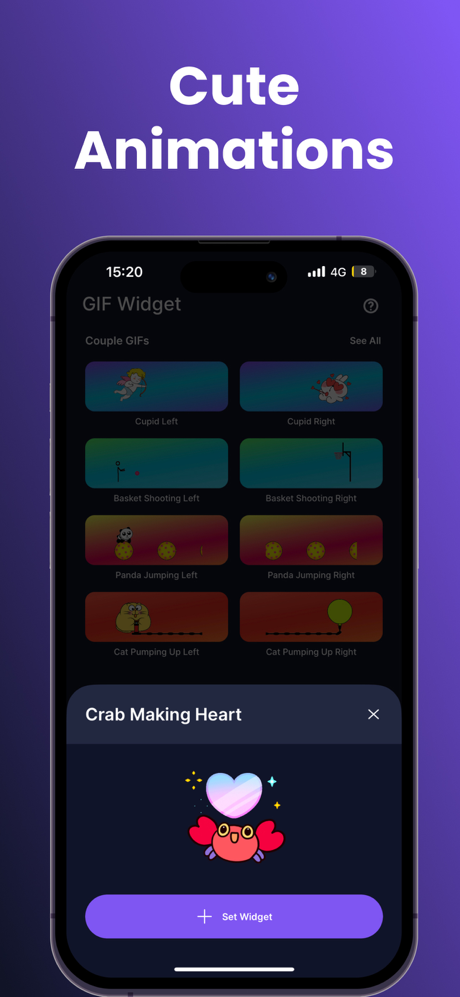 GIF Widget for Lock Screen screenshot 4