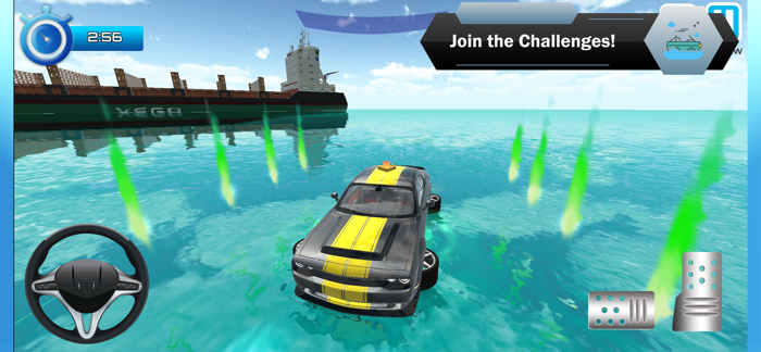 Floating Car - Water Races