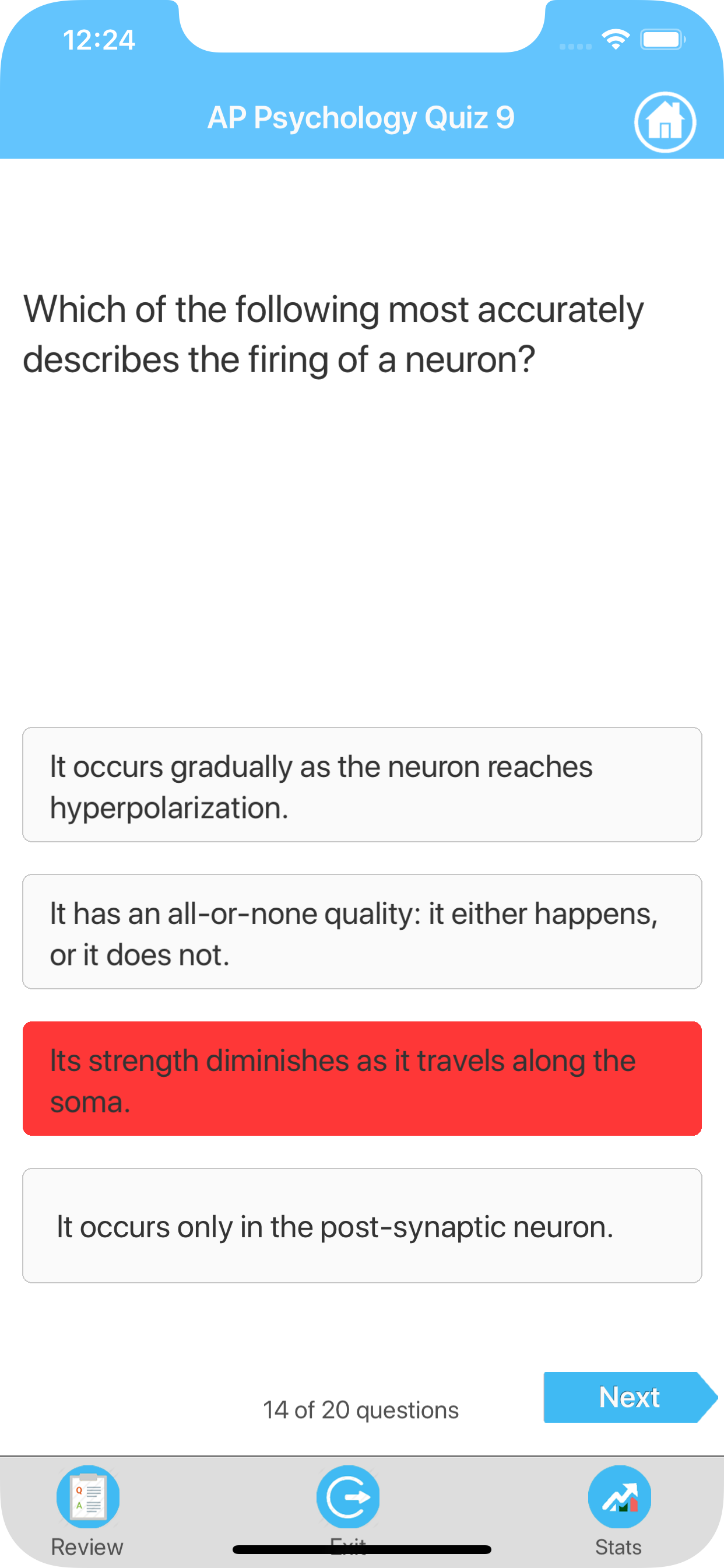 AP Psychology Quizzes