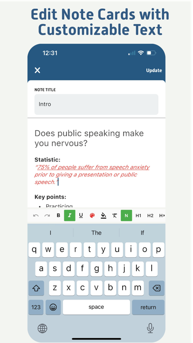 SpeakNotes - Digital Notes Screenshot