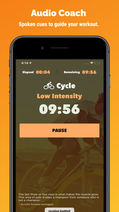 Screenshot #3 pour Start Cycling - Workouts Coach