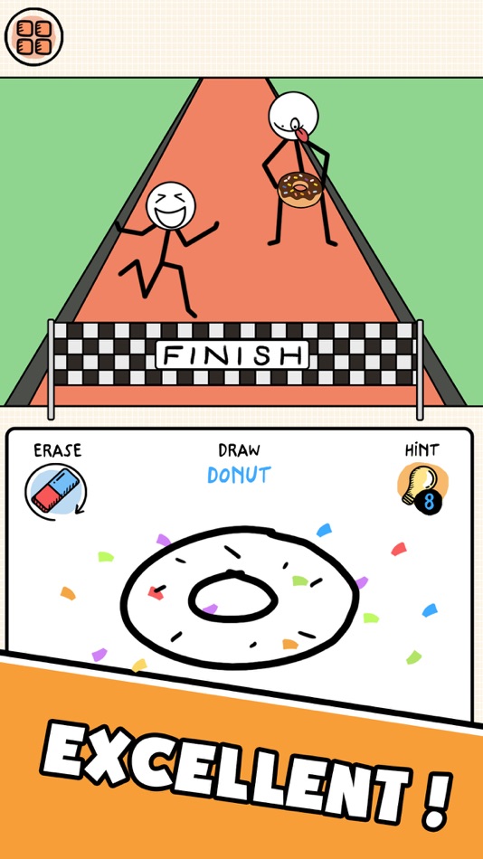 #6. Draw puzzle: sketch it (iOS) By: Mai Chan