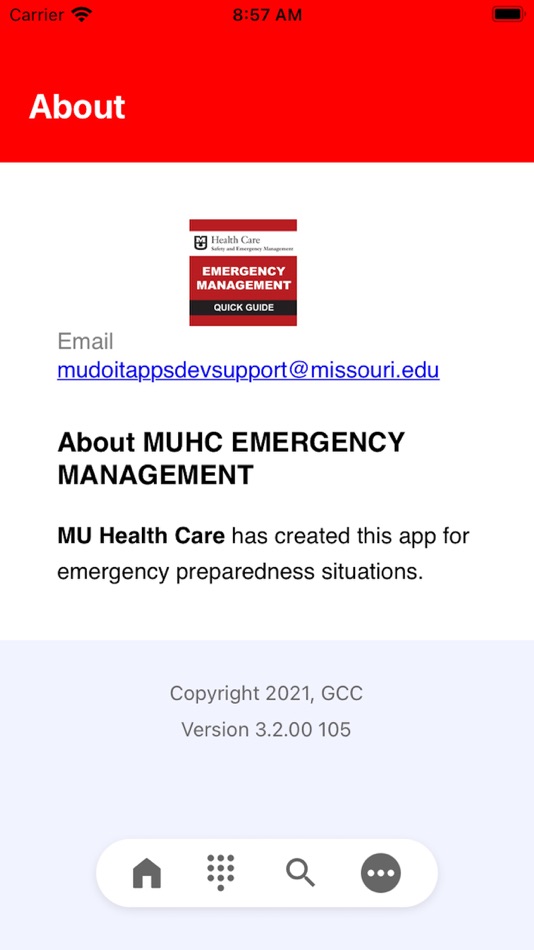 #2. MU HC Emergency Management (iOS) 由: University of Missouri