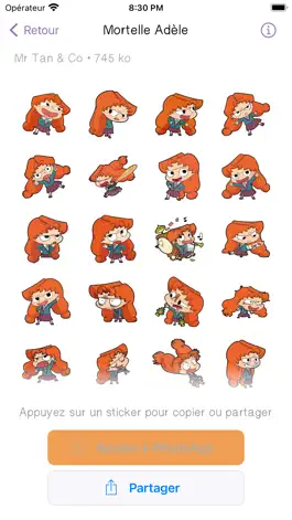Game screenshot Stickers Mortelle Adèle apk