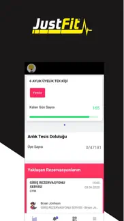 justfit sport center iphone screenshot 4
