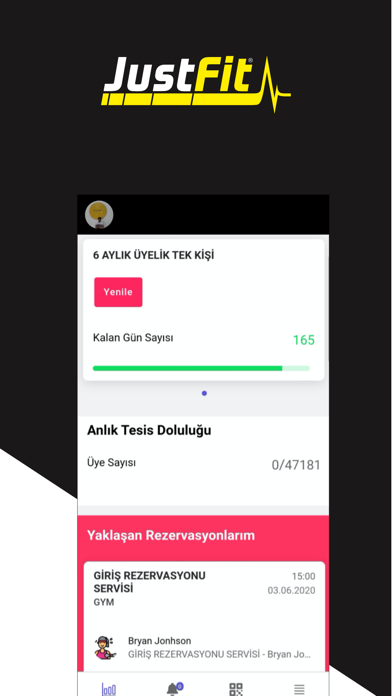 JustFit Sport Center Screenshot