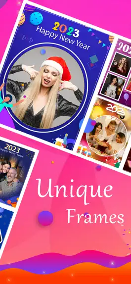 Game screenshot New Year Photo Frames Collage apk