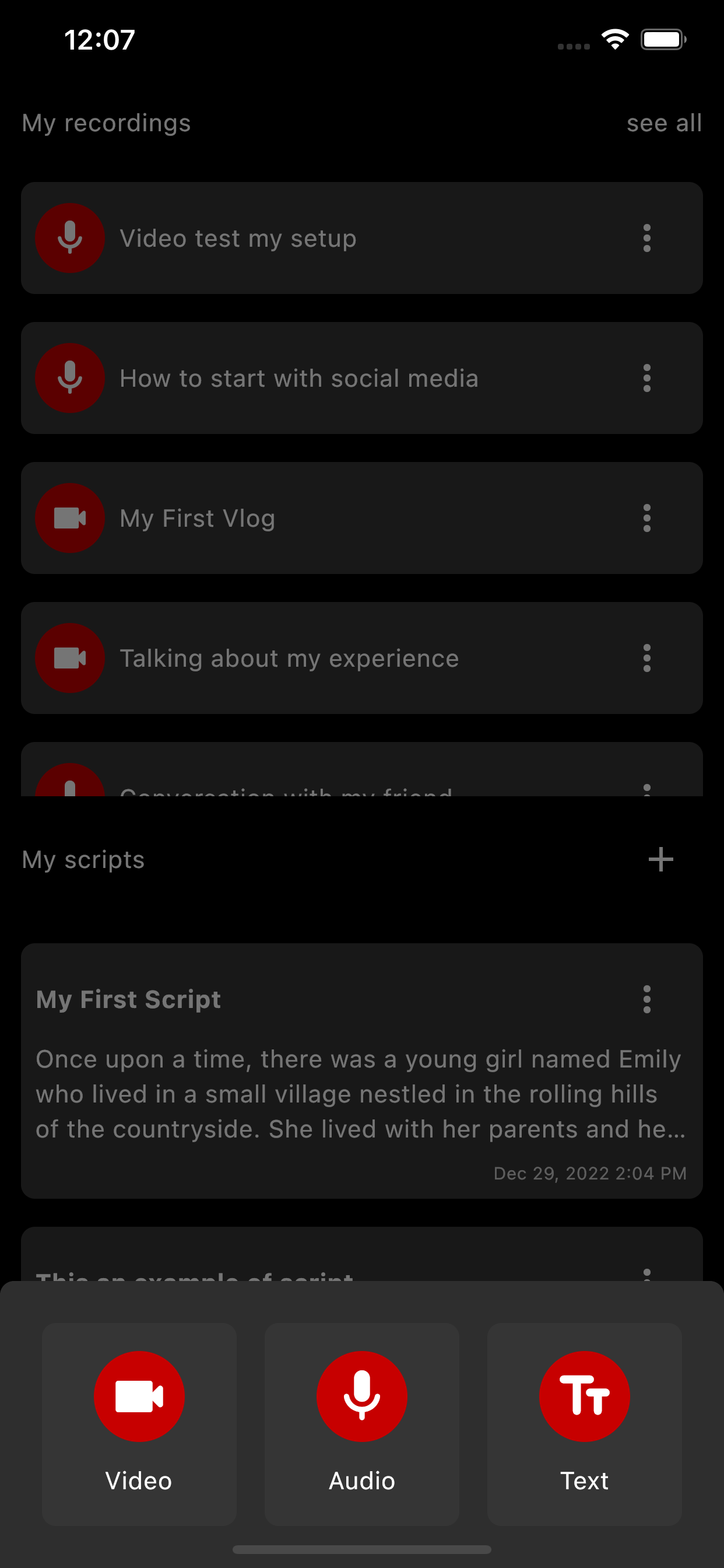 Video Text Prompter