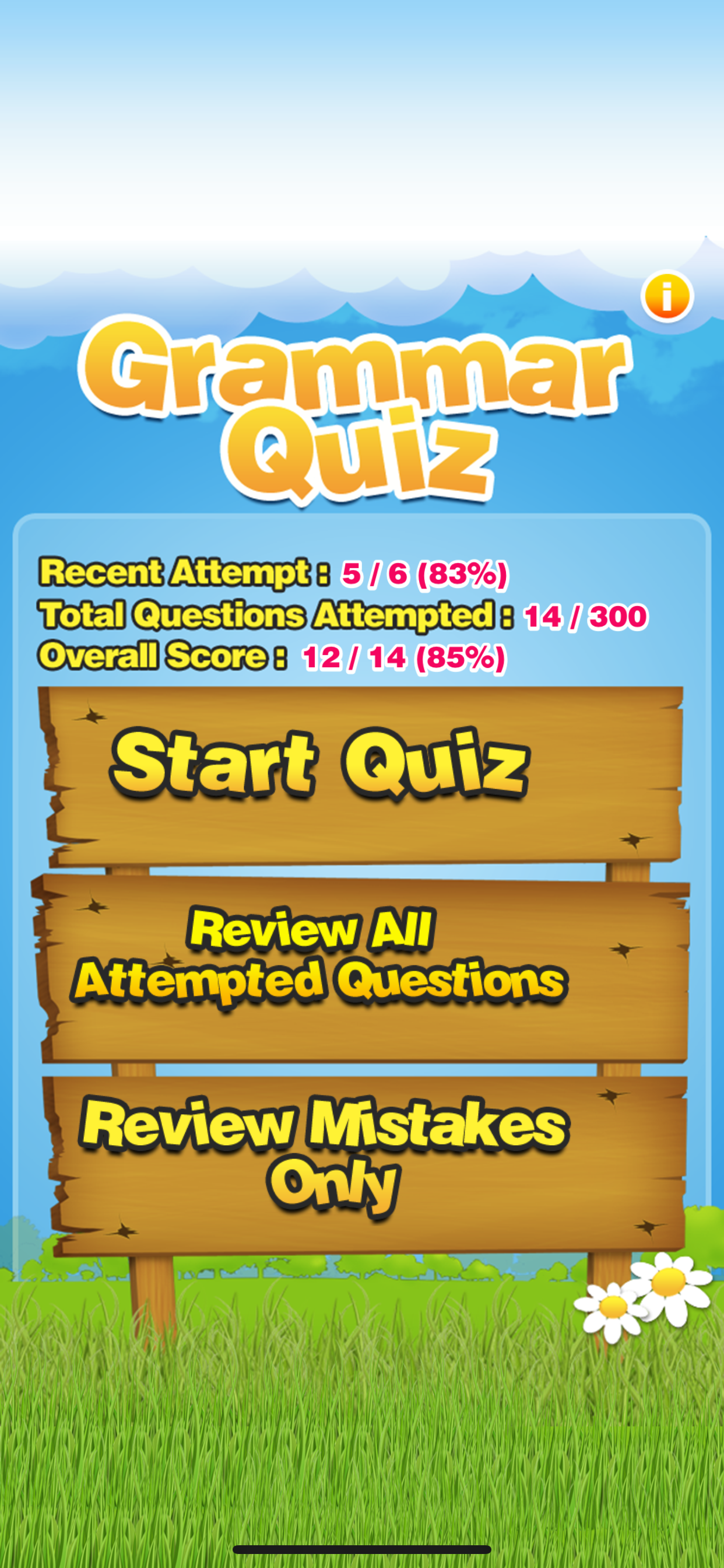 Grammar Quiz MCQs Lite