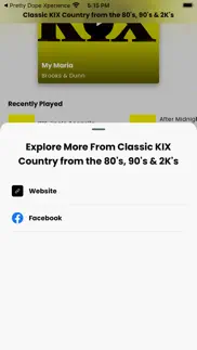classic kix country iphone screenshot 2