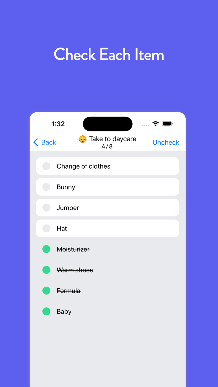 Daily Checklist CheckYourList